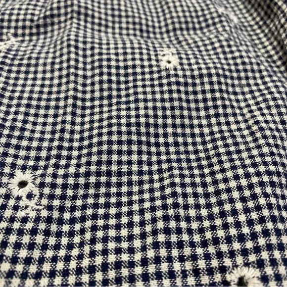 Madewell Black and White Gingham Blouse - Picture 5 of 13